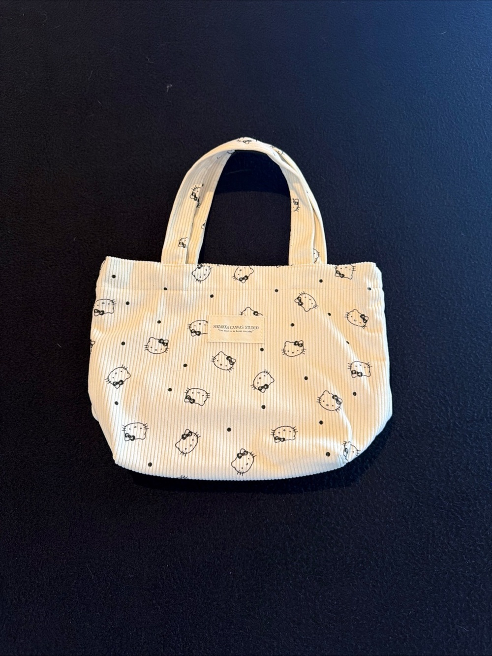 Sozakka Hello Kitty Canvas‎ Tote Bag